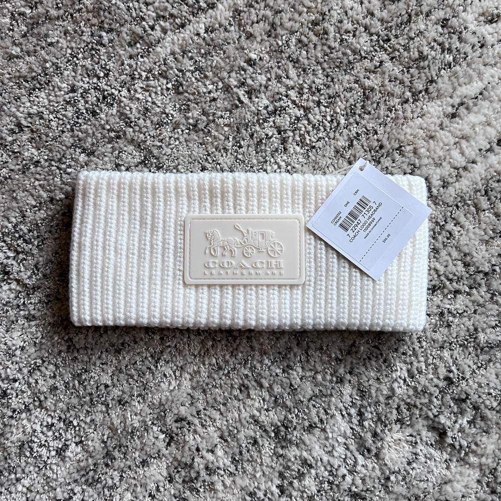 Coach Logo Headband